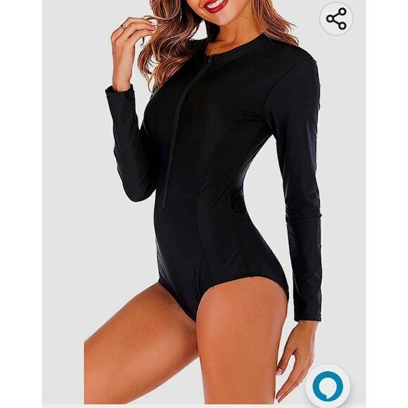 NEW WITH TAGS BALEAF RASHGUARD SWIMSUIT - Picture 4 of 11